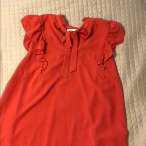 Summer cap sleeve blouse